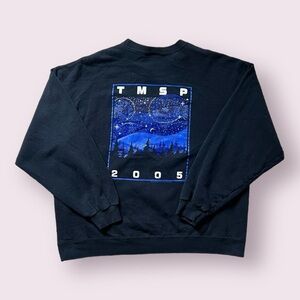 Vintage Y2K TMSP Table Mountain Star Party Crewneck Sweatshirt - Black